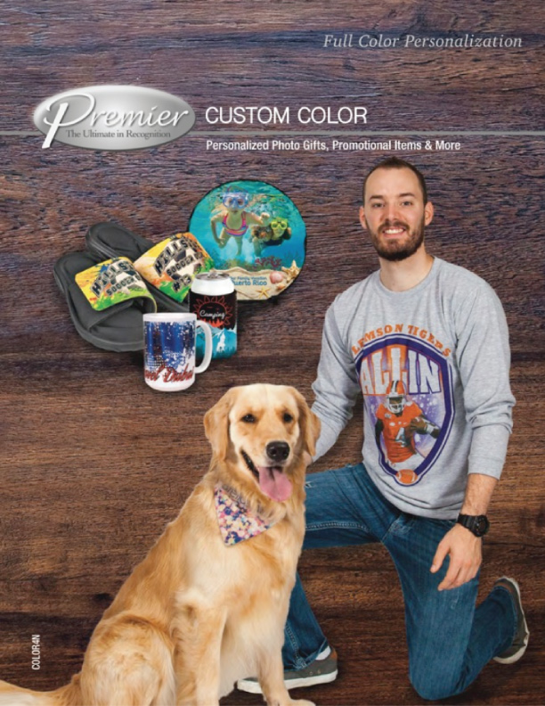 premier custom color catalog front cover