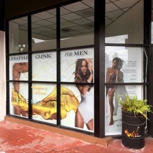 Mesh Banner Window Covering