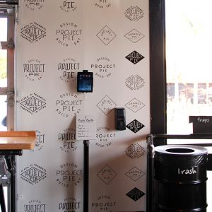Project Pie Photo Booth Wall and Plaque